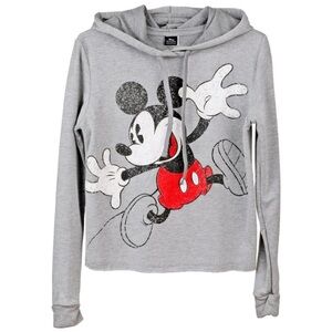 COPY - Micky Mouse Hooded Sweatshirtrt Size XL Cropped 22” Bust 22”